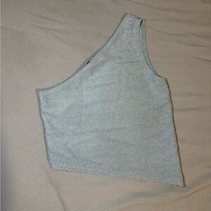 Silence + Noise One-Shoulder Women's Top